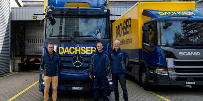 Dachser Schweiz nimmt in Basel ersten E-Lkw in Betrieb