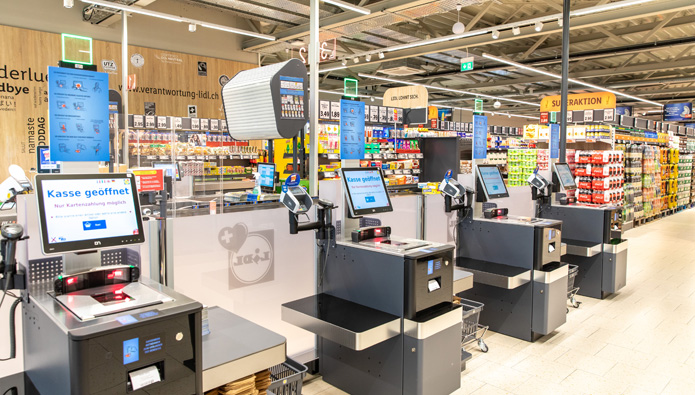 Lidl Schweiz forciert Self Checkout-Kassen