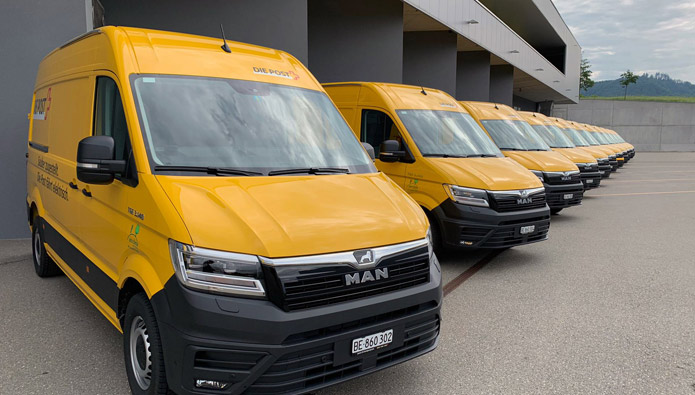 Schweizerische Post spannt mit Logistikfirmen